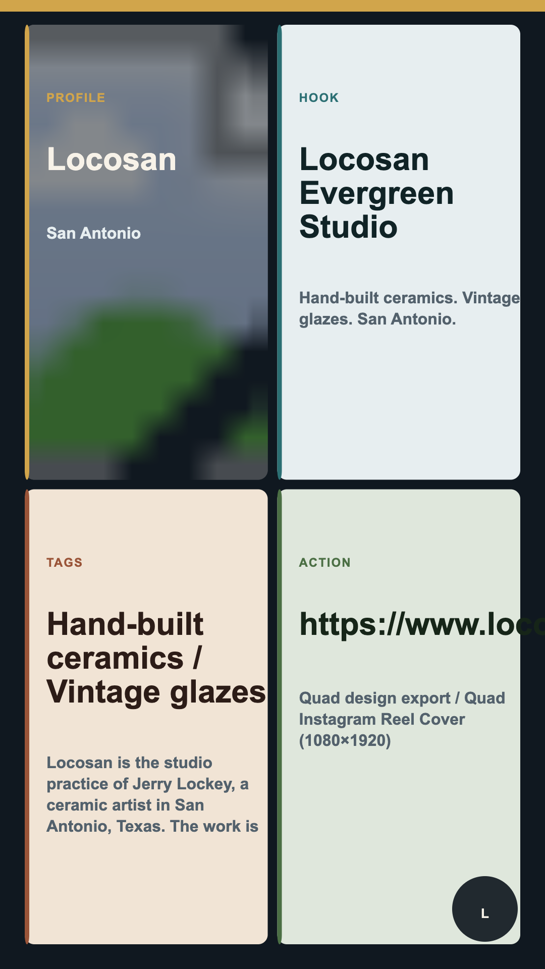 Quad Instagram Reel Cover (1080×1920)