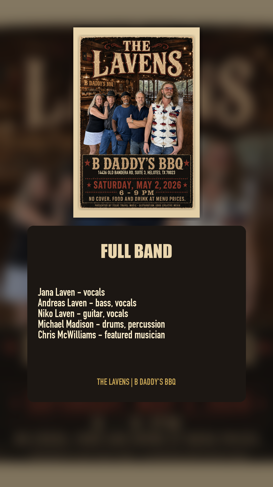 Facebook Story Slide 2 - Lineup