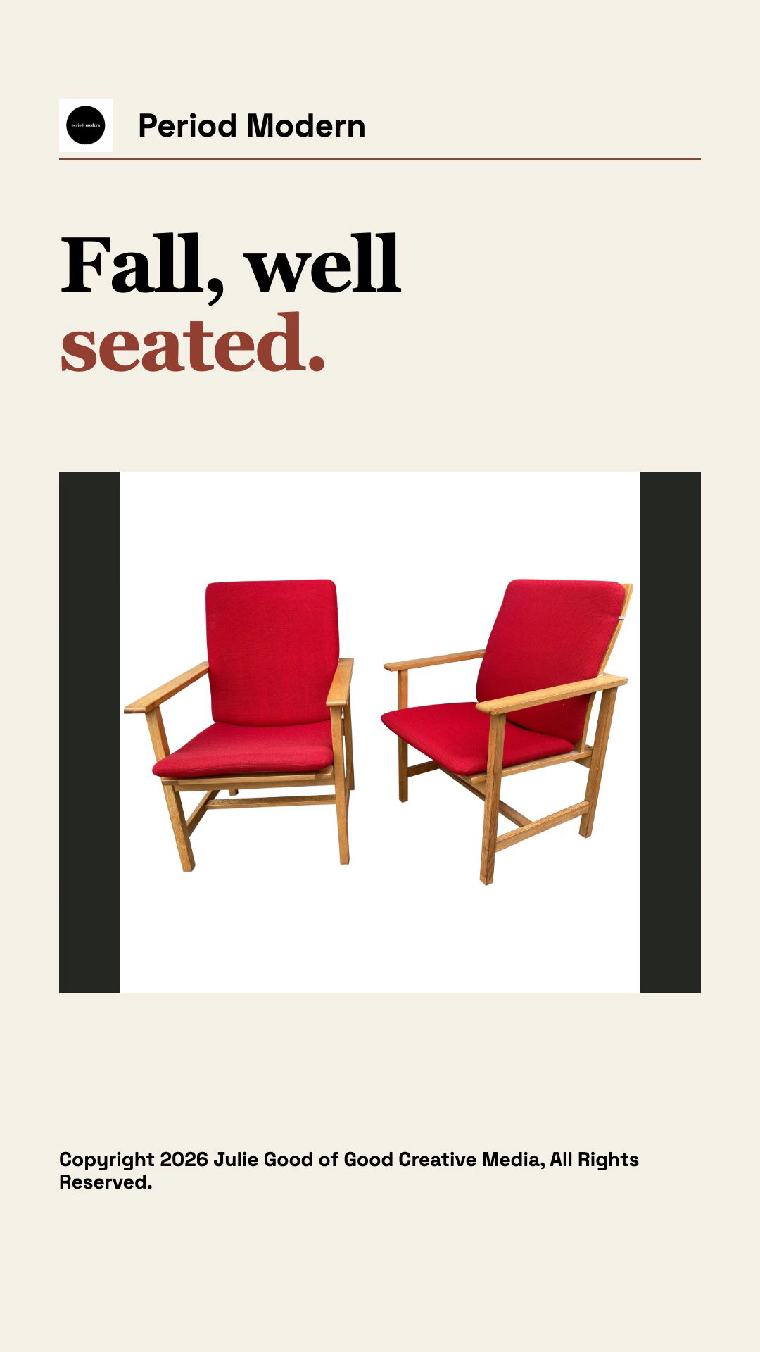 Fall, Well Seated. — Film Cover proof