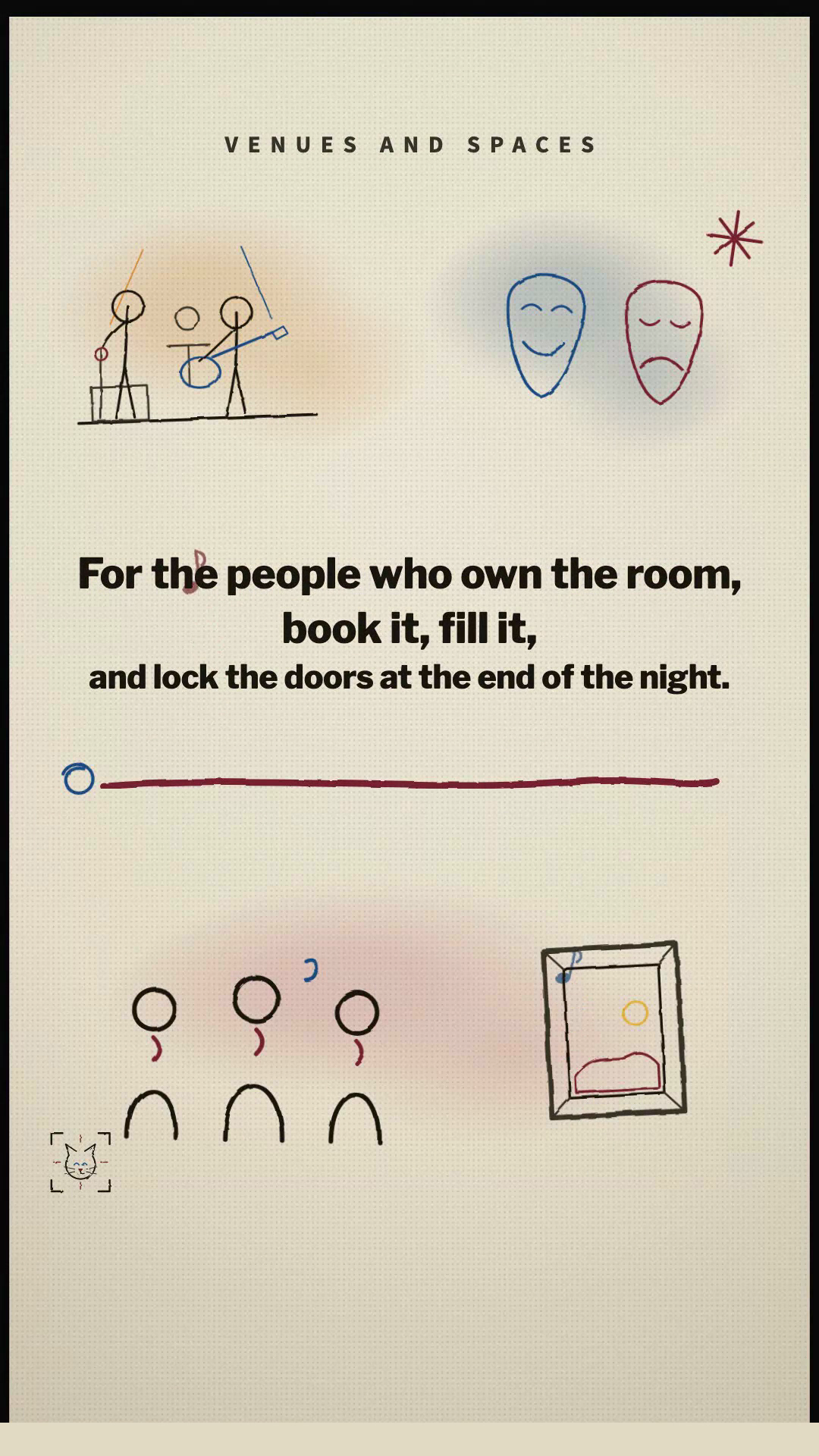 For the people who own the room